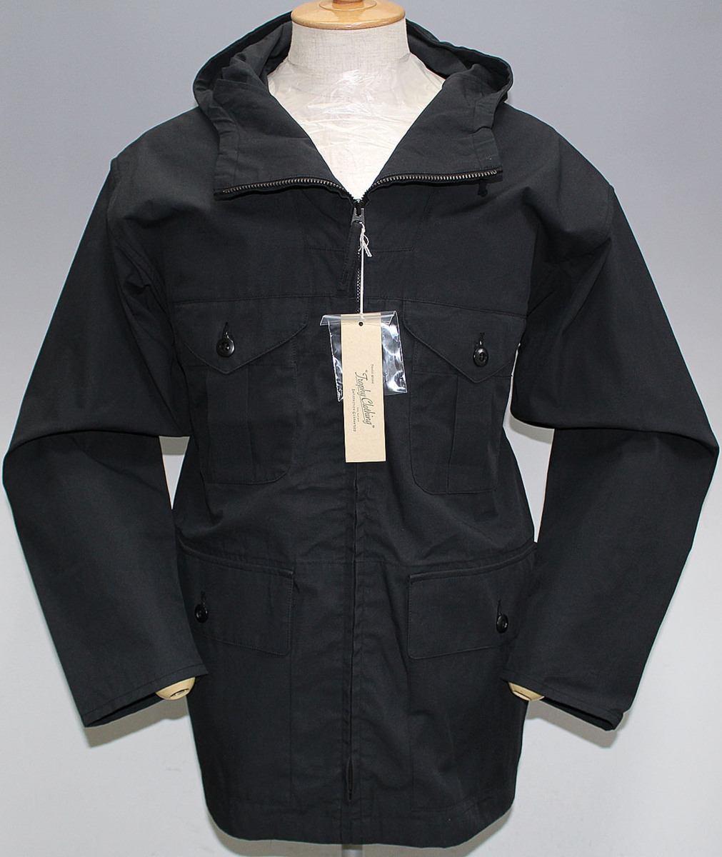 TROPHY CLOTHING トロフィークロージング フィールドフードジャケット TR19SS-503 新品未使用 ブラック size 40 / マウンテンパーカー