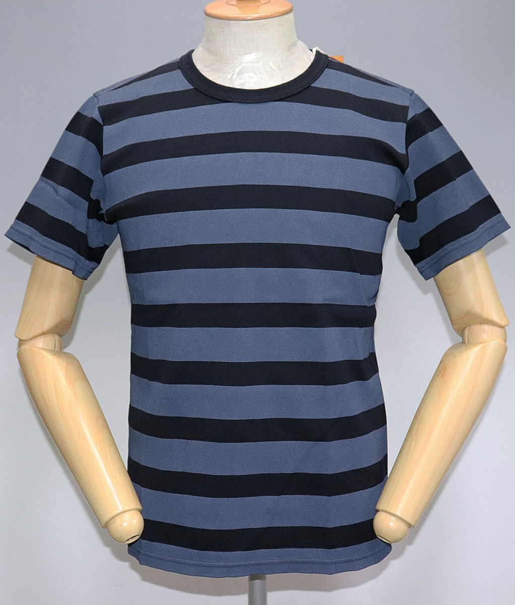 海外ブランド ボーダーTシャツ ラッセル編み グレメン&ビルエイト “FOVER” フォバー / デラックスウエア / 39 size BLACK.NAVY 新品未使用 その他 海外ブランド ボーダーTシャツ ラッセル編み グレメン&ビルエイト “FOVER” フォバー / デラックスウエア / 39 size BLACK.NAVY 新品未使用 その他