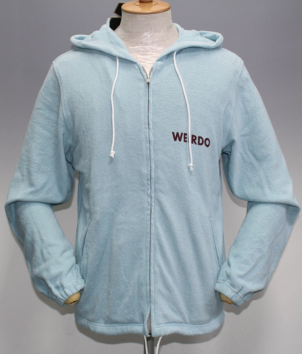 WEIRDO ウィアード WOLF BAIT - L/S PILE PARKA 新品未使用 WRD-19-SS-27 サックス size S / パイルパーカー / グラッドハンド_画像2