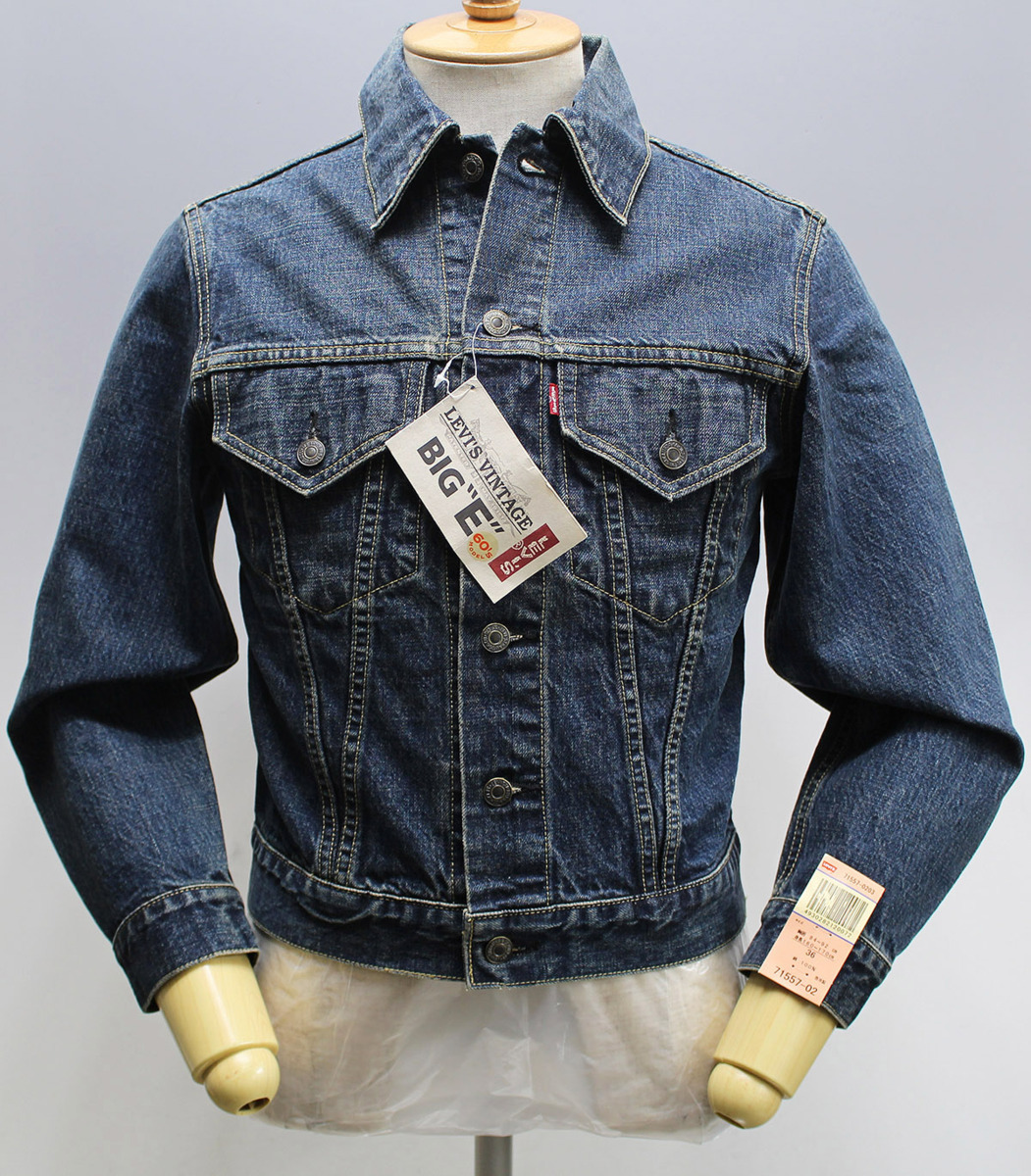 Levi's リーバイス 3rd Type デニムジャケット 71557-02UD 未使用品 デッドストック 98年香港製 size 36 / トラッカージャケット