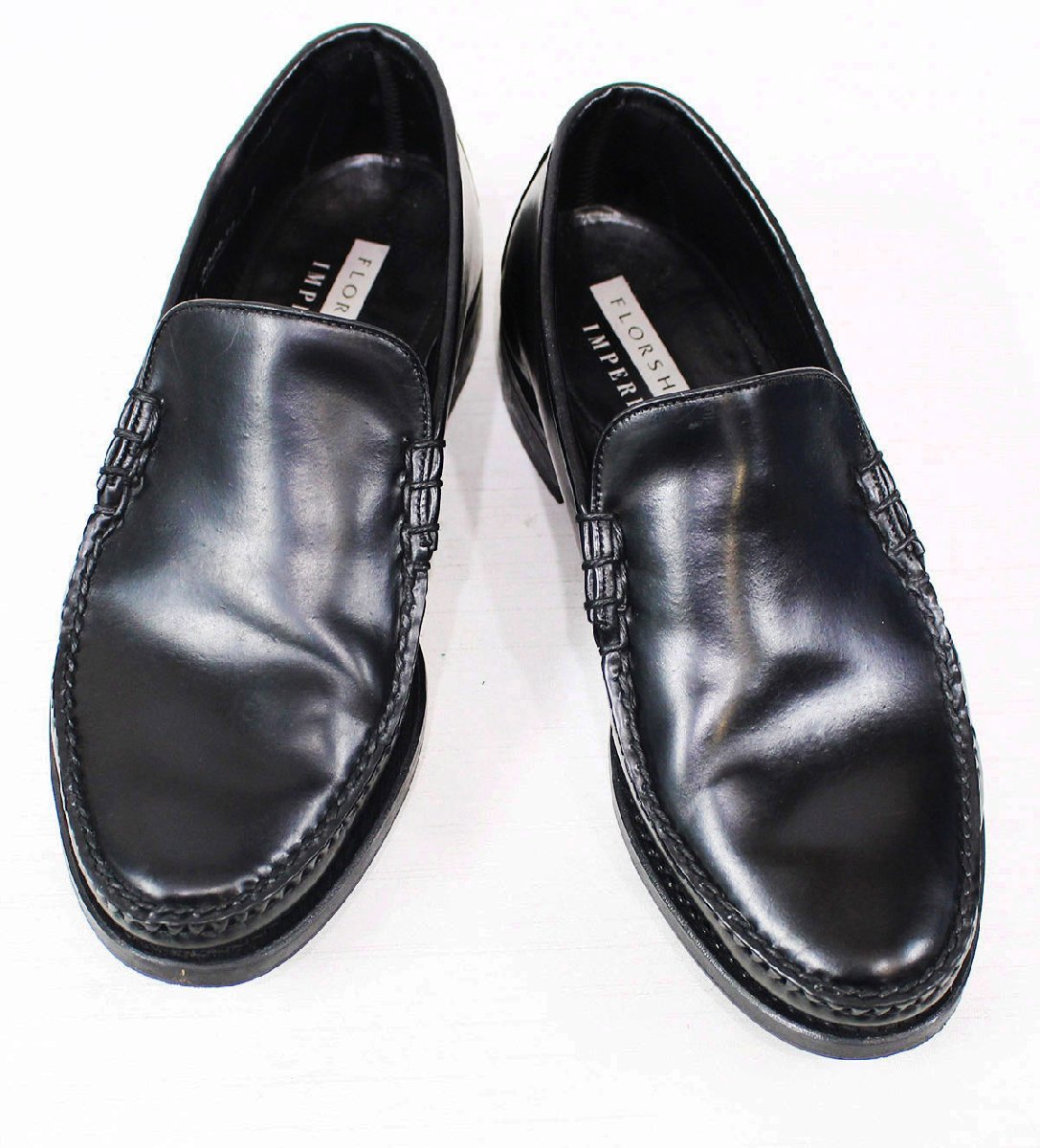 桜瑪瑙 希少ヴィンテージFLORSHEIM Imperial コードバンコブラヴァンプ