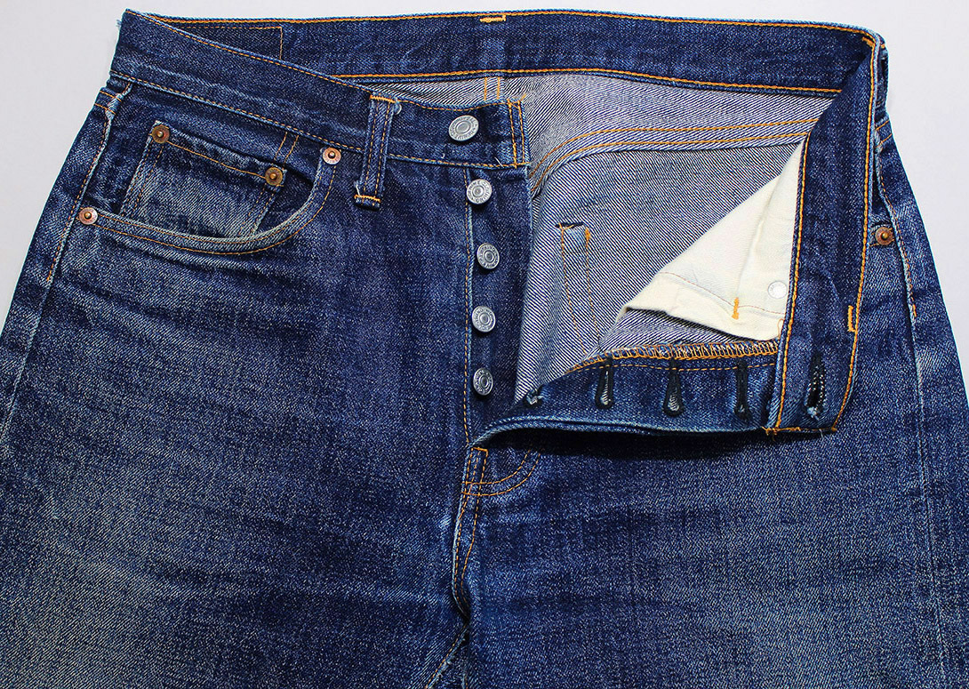 DENIME старый Denime 66 Type распорка джинсы название компании надпись нет w31 / Denim брюки /olizonti