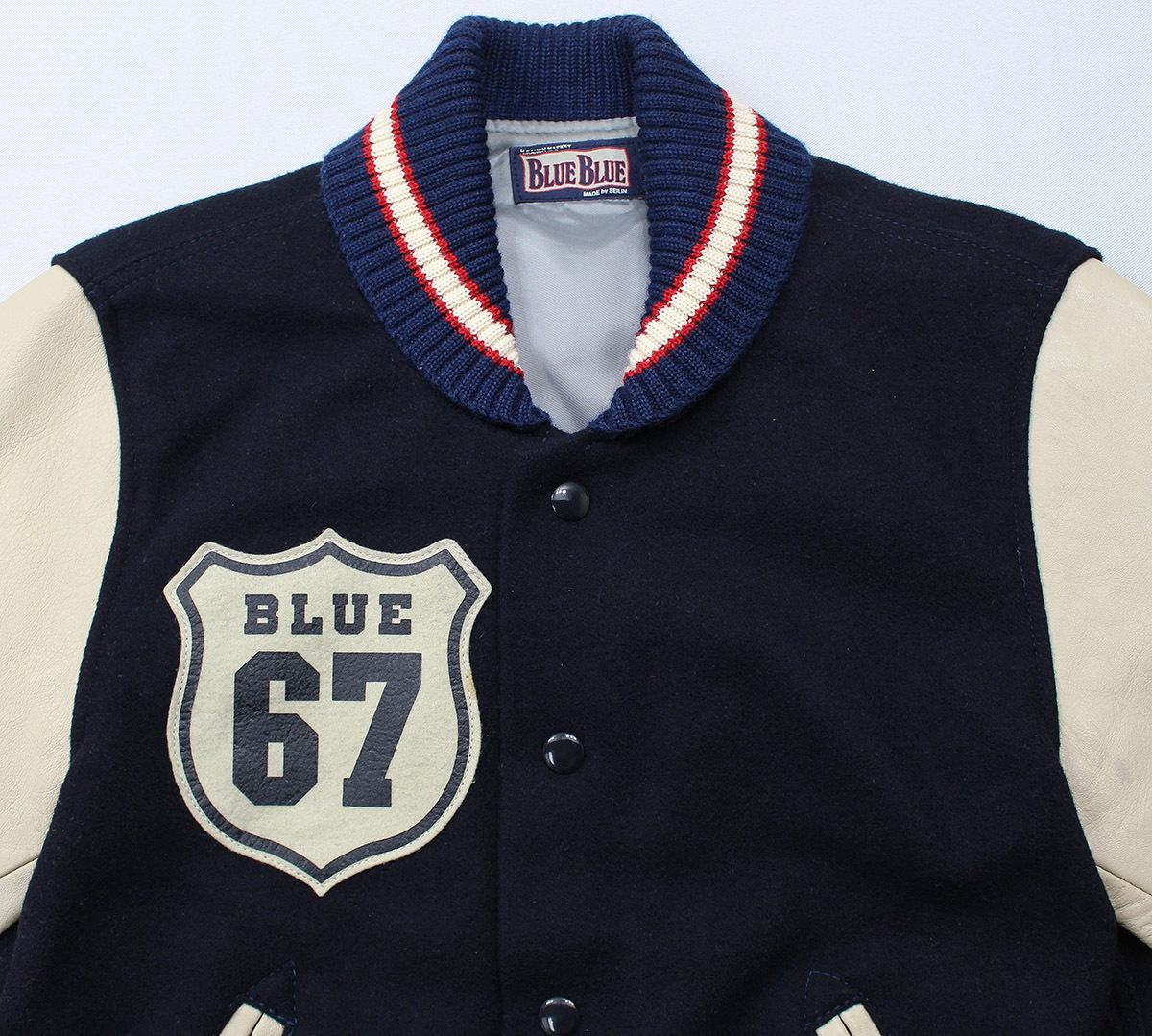 BLUE BLUE ブルーブルー AWARD JACKET / スタジャン size S(1) / 聖林公司 / ハリラン