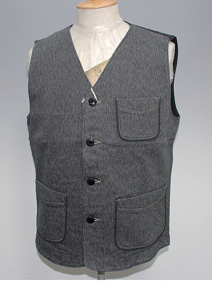 DALEE\'S&Coda Lee zMAXWELL...20s Shop Vest новый товар не использовался W.BLACK size 16.5 / магазин лучший /mak well / Deluxe одежда 