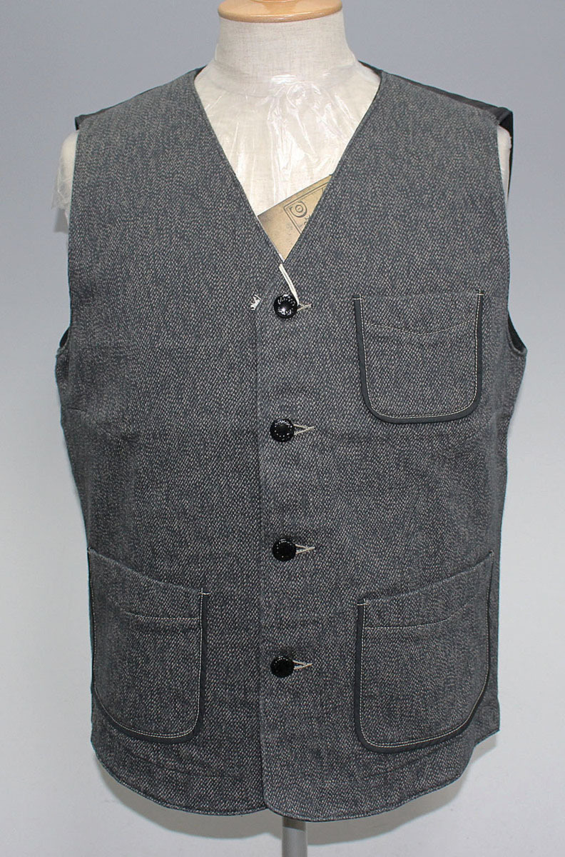 DALEE'S&Co ダリーズ MAXWELL...20s Shop Vest 新品未使用 W.BLACK size 16.5 / ショップベスト / マクウェル / デラックスウエア