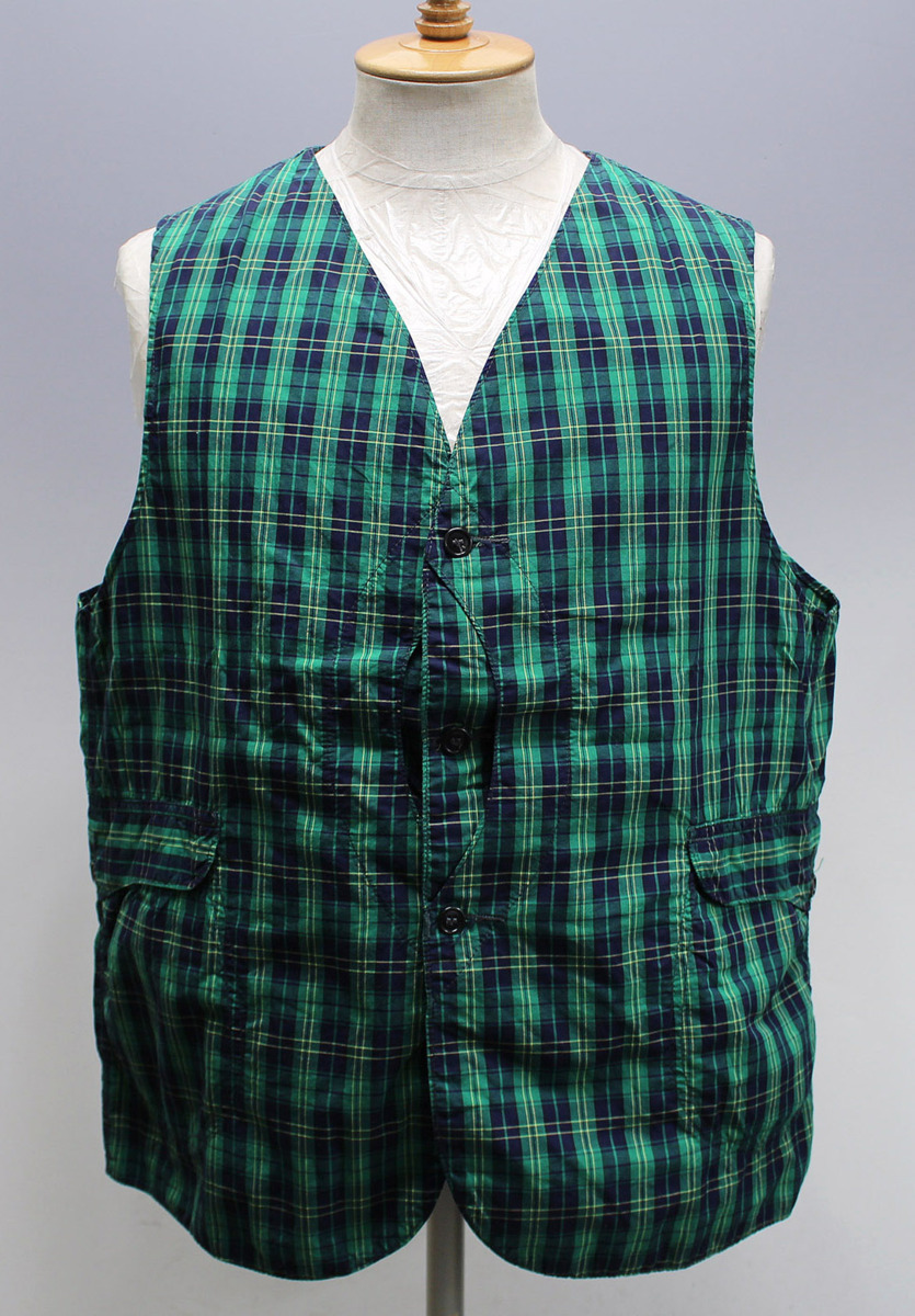 USA製 POST O'ALLS ポストオーバーオールズ ROYAL TRAVELER VEST / ロイヤルトラベラーベスト グリーン size L_画像1