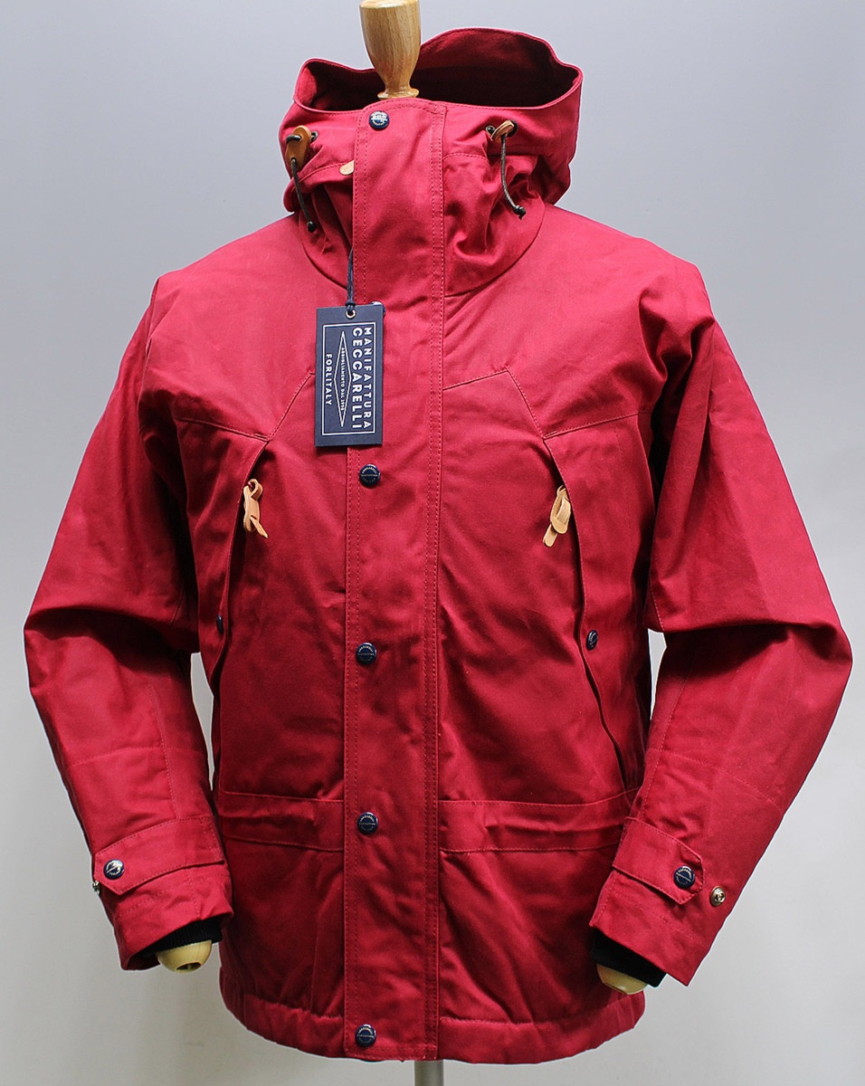 MANIFATTURA CECCARELLI マニファッツュラ チェッカレッリ 7003-WX MOUNTAIN JACKET / マウンテンジャケット 未使用品 レッド size 36_画像2