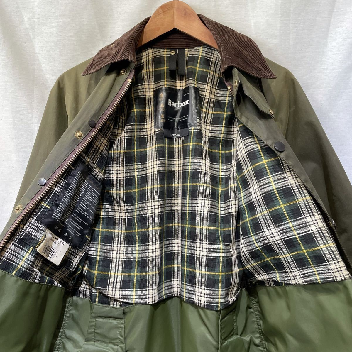 1986○80s Barbour Bedale バブアー ビデイル 4ポケット c38 2クラウン