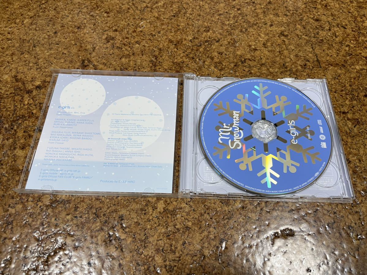 4 CD cd e-girls snowman CD+DVD_画像3
