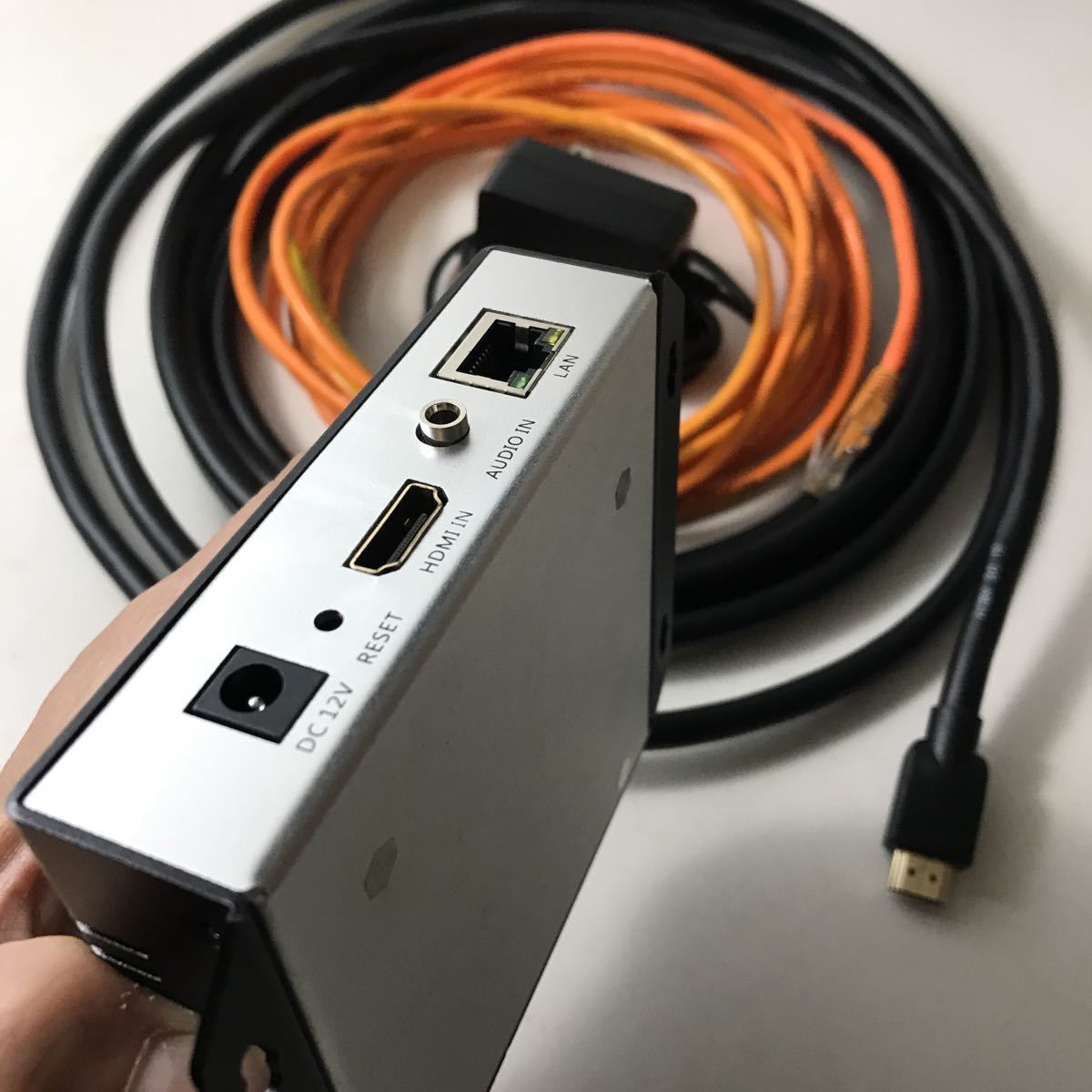 URayCoder (ユーレイコーダー) H.264 ライブHDMIビデオエンコーダーライブストリーム YouTube 數(shù)回のみ使用 長めのLANとHDMIケーブル付