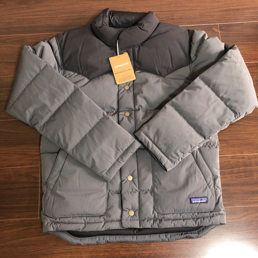 新品タグ付 Sサイズ Patagonia M's Bivy Down Jacket Forge Grey 28323 パタゴニア メンズ ビビー ダウンジャケット フォージ グレイ_画像2