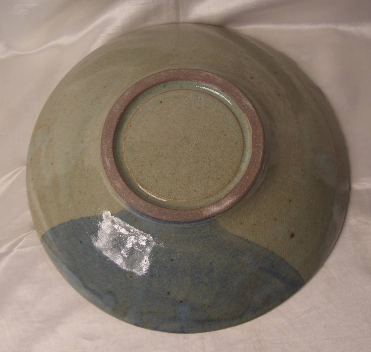 円窯★陶磁器プレート/大皿 直径28cm 盛皿 飾皿 ★kb845の画像4