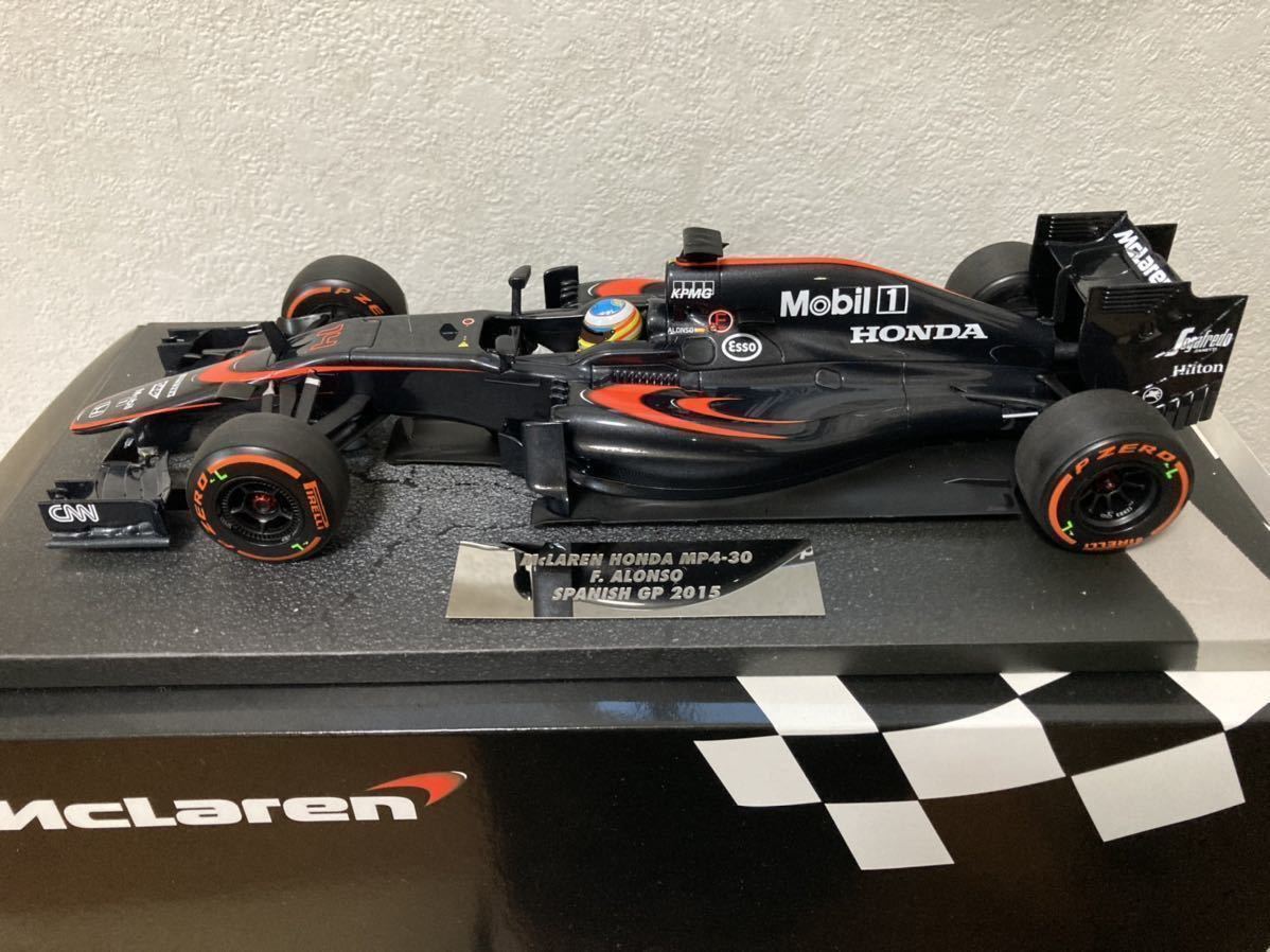 1/43 McLaren Honda F Alonso MINICHAMPS MP4-30 2015 Japan 