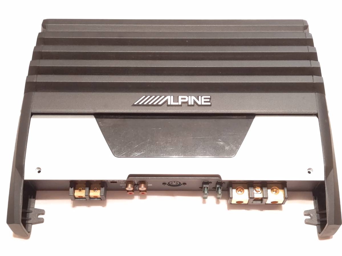 ALPINE MRD-M501 モノラル パワーアンプ 【 990WアキュクラスD・パワーアンプ 】 + 専用ベースリモートコントローラー  ウーファー駆動に