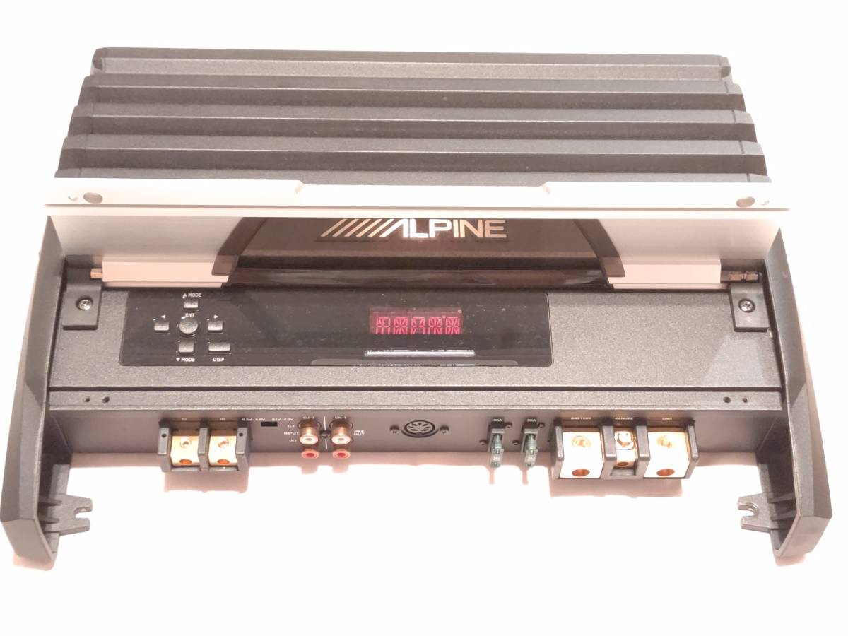ALPINE MRD-M501 モノラル パワーアンプ 【 990WアキュクラスD・パワーアンプ 】 + 専用ベースリモートコントローラー  ウーファー駆動に