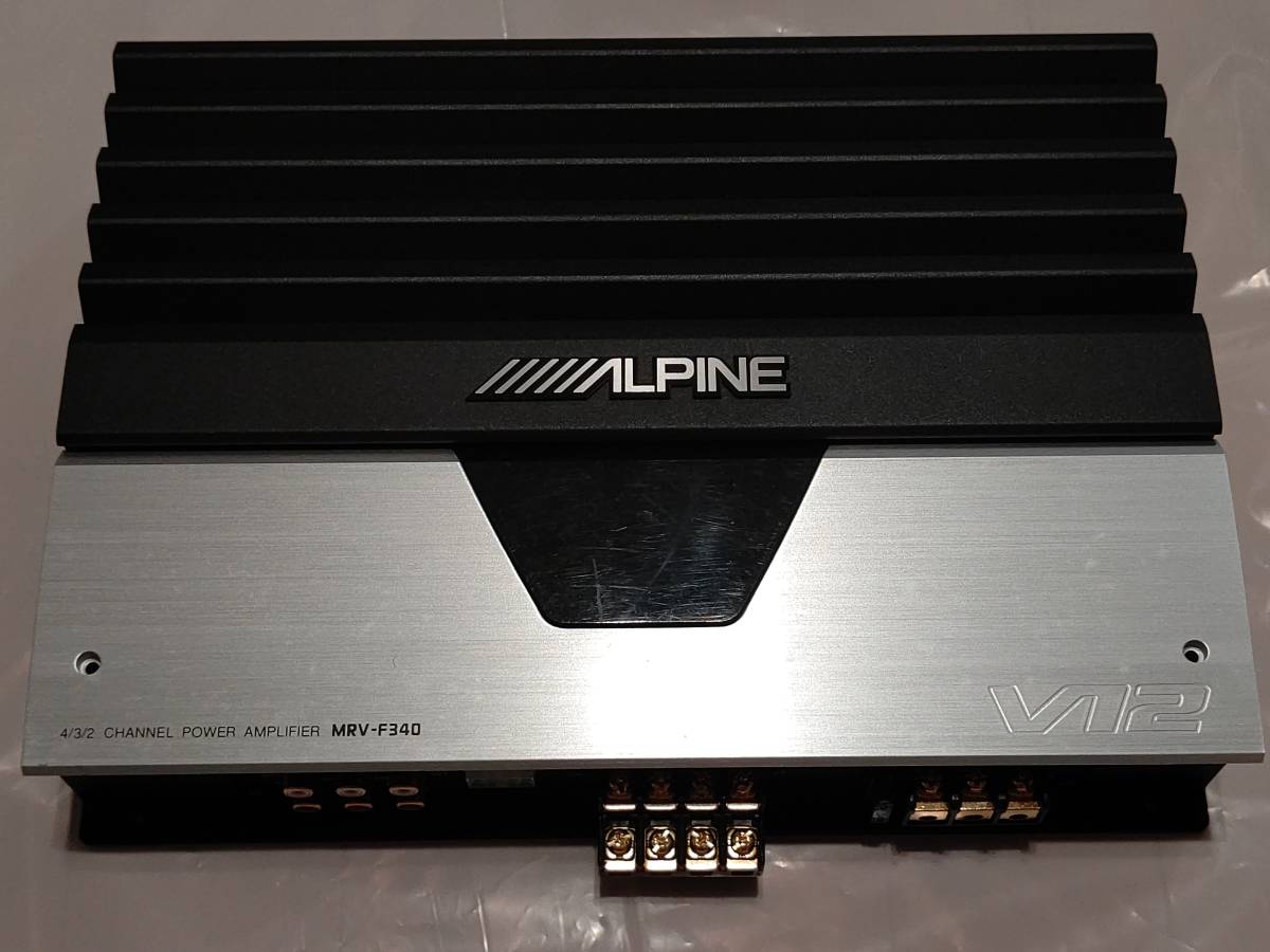 ALPINE MRV-F340 4/3/2チャンネル パワーアンプ 【100W×4 ALPINE MRV-F340 4/3/2チャンネル パワーアンプ 【100W×4