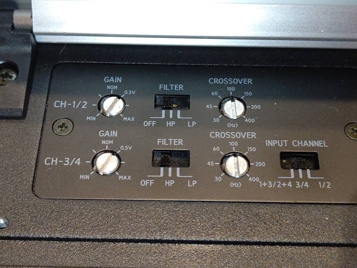 ALPINE MRV-F340 4/3/2チャンネル パワーアンプ 【100W×4 ALPINE MRV-F340 4/3/2チャンネル パワーアンプ 【100W×4
