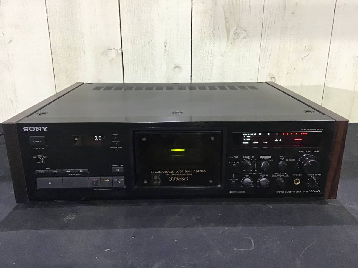 TC-K333ESG SONY カセットデッキ 通電確認のみ 現状品 | www