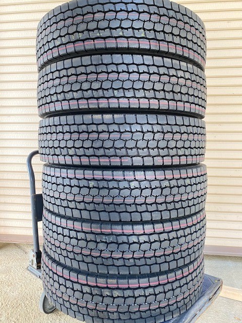 新品　225/80R17.5　123/122L　ブリヂストン　M888　ミックス　225/80/17.5　6本セット　トラック用　タイヤ　4トン　4ｔ_画像1