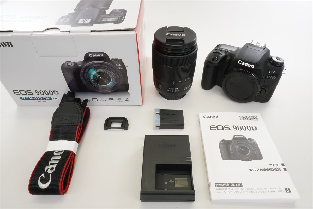 美品》 Canon EOS USM デジタルカメラ EF-S18-135 レンズキット IS 9000D