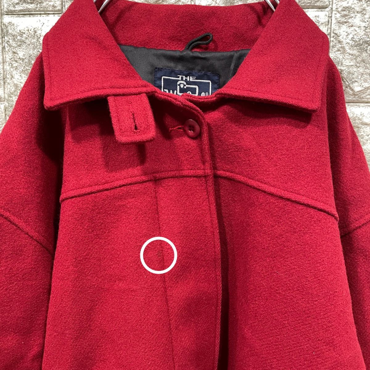 WOOLRICH ウールリッチ オーバーサイズ ステンカラーコート ジップ