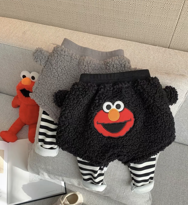  новый товар симпатичный Elmo 80 размер брюки 