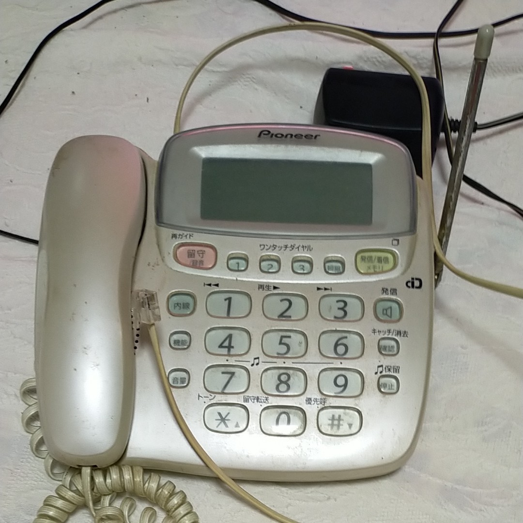 Pioneer 留守番電話機 親機 パイオニア電話機 TF-LU114-s