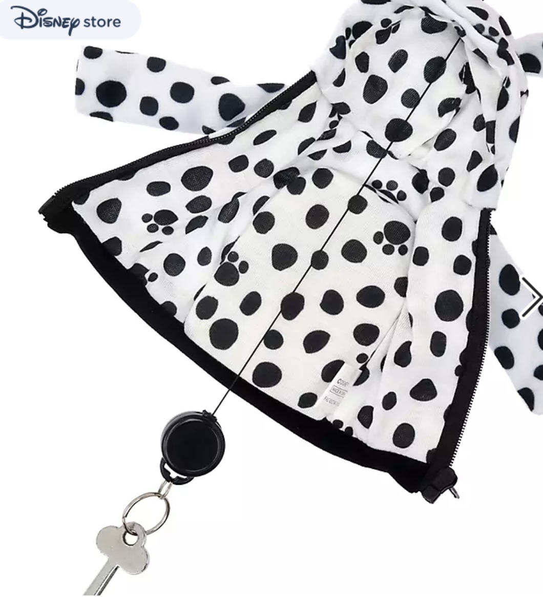  Disney 101 далматинец брелок для ключа цепочка для ключей катушка модель собака Parker способ Disney магазин ......