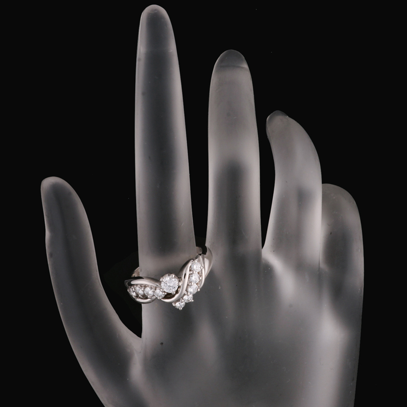 婚約指輪 ダイヤモンド 0.3カラット 0.369ct T0975-595 3EXカット