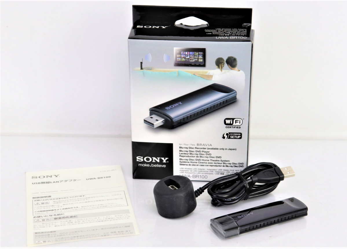 【ト葛】 SONY ソニー USB 無線LANアダプター UWA-BR100 BRAVIA ブラビア CEZ01CYY34