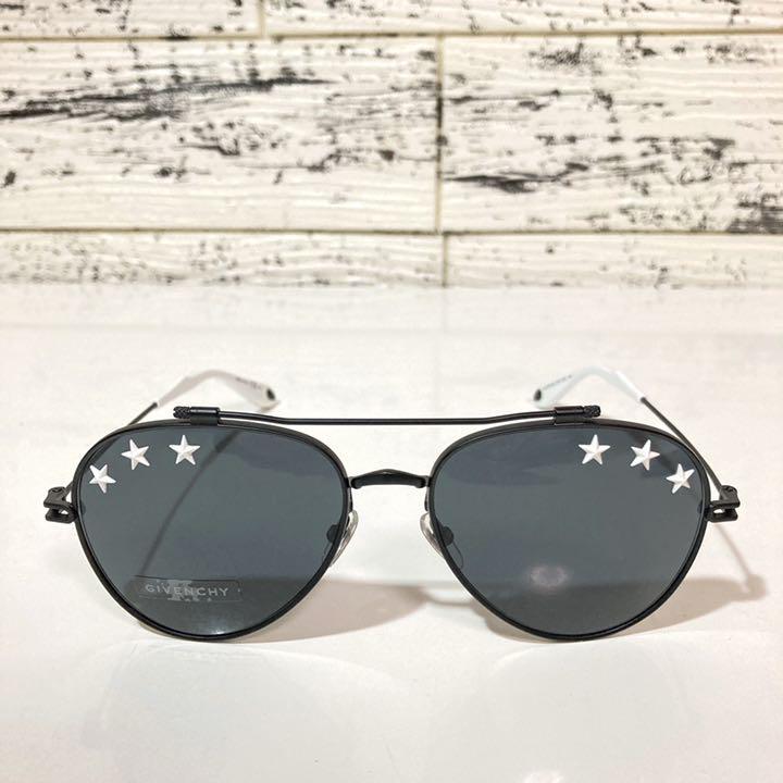 未使用】GIVENCHY ジバンシー サングラス ティアドロップ 星 白