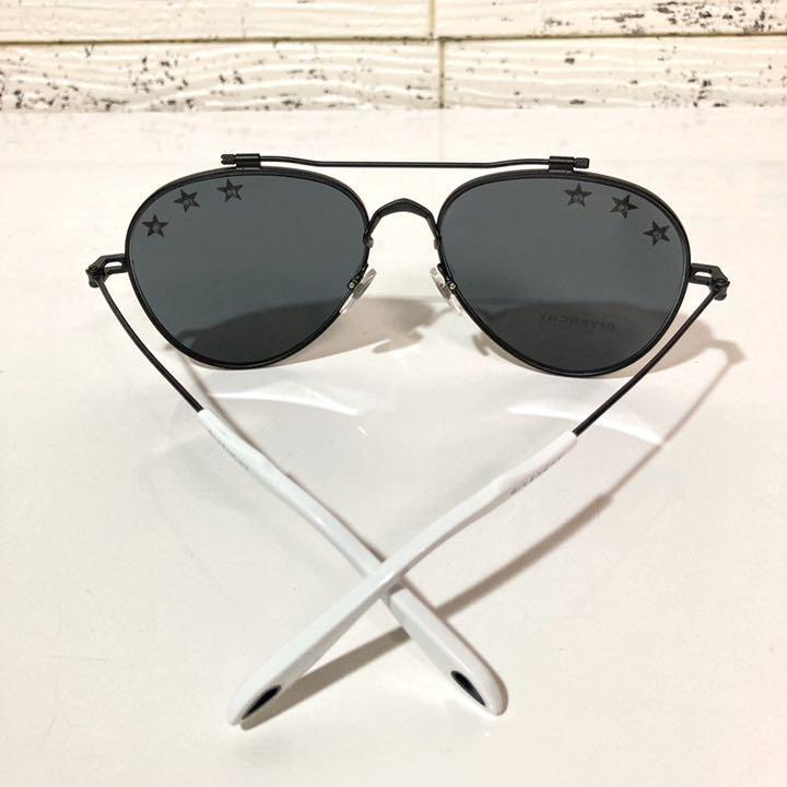 未使用】GIVENCHY ジバンシー サングラス ティアドロップ 星 白