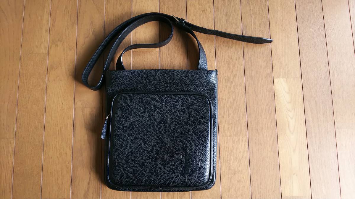 美品 バリー BALLY ショルダーバッグ LANGE レザー 黒 バッグ www.pn