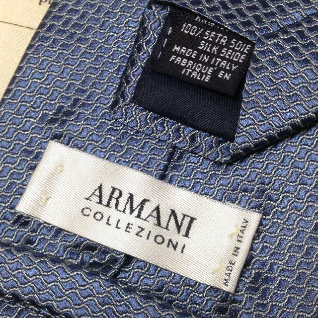 Armani koretsio-niArmani Collezioniko let's .o-ni прекрасный товар мельчайший глянец галстук образец Mix I-006910.. пачка 