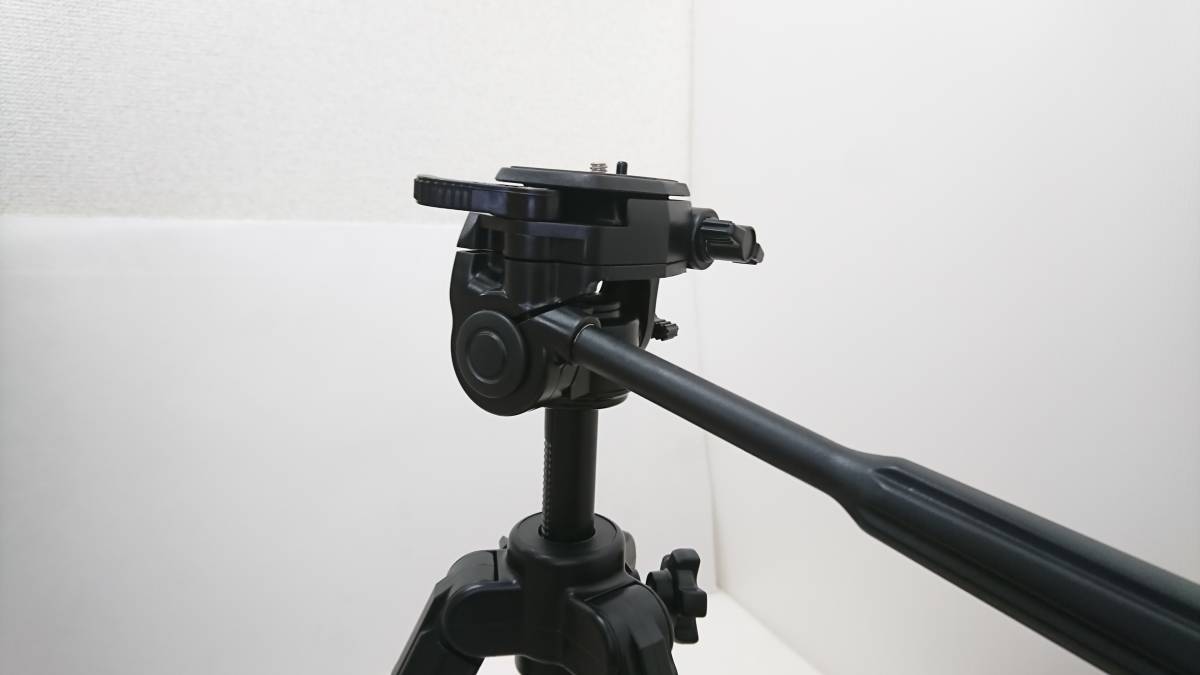 Velbon ベルボン CX-888 BLACK　三脚　48cm～145cm 3kg カメラ 三脚 ソフトケース付属 動作OK_画像3