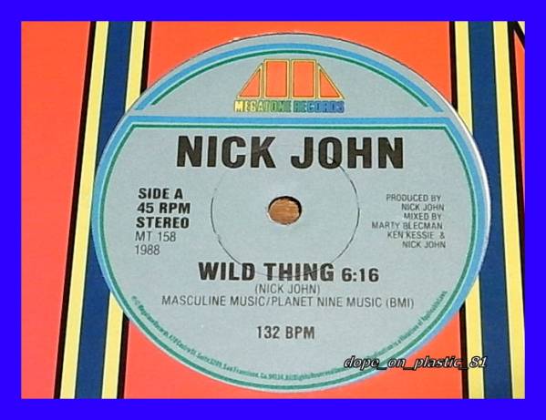 Nick John/Wild Thing/US Original/5点以上で送料無料、10点以上で10%割引!!!/12'_画像1