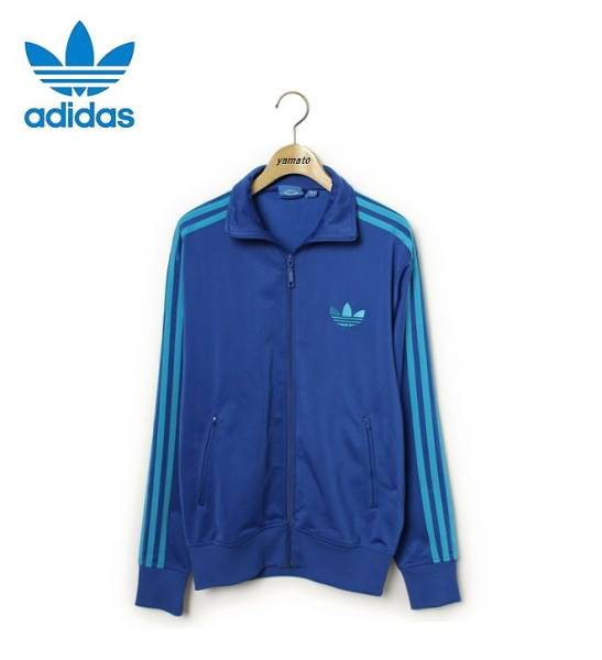 #古着屋大和 芸能人着用ブランド 三代目JSB 登坂広臣 即決 adidas アディダスオリジナルス ファイヤーバード ジャージ S ブルー ターコイズ_☆adidas originals FIREBIRD TRACKTOP