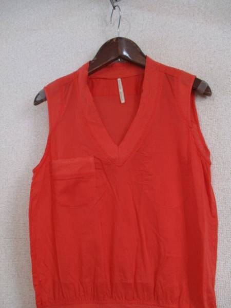 gaminerie orange безрукавка платье (USED)12017)
