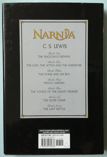 /11.21/〇Prince Caspian: The Return to Narnia (Chronicles of Narnia Book4)ハードカバー 160126_画像2