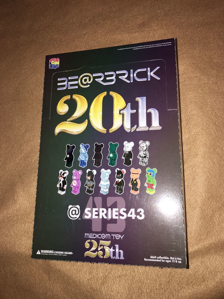 お気に入り】 即決 25th Be@rbrick 24個入り BOX シリーズ43 ベア 国内在庫 ベアブリック シリーズ3 未開封品 BOX キャラクターグッズ