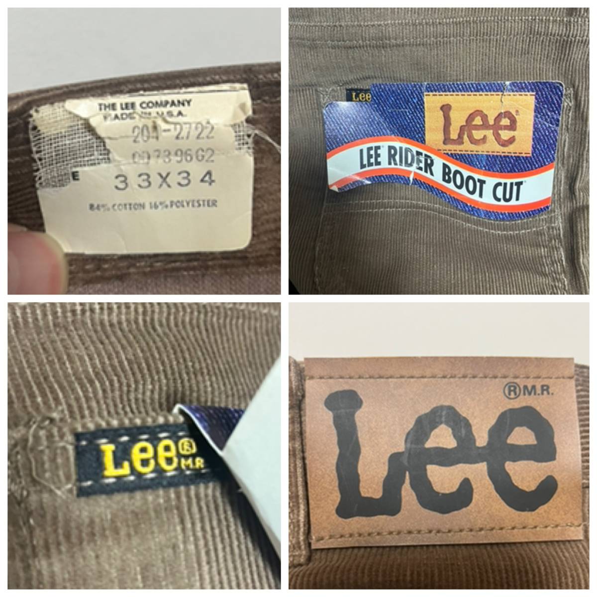おしゃれ】 Lee 80s DS 新品 201 (M-1-22) ) 201-2722 ( L34 W33