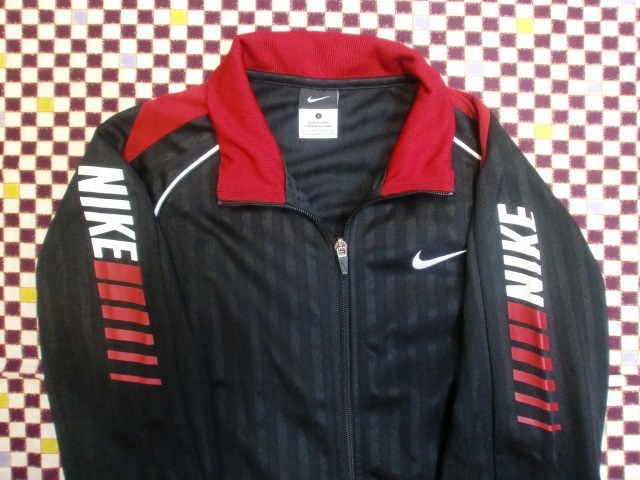 **[USED]NIKI Nike jersey outer garment black × red size L(150-160)**