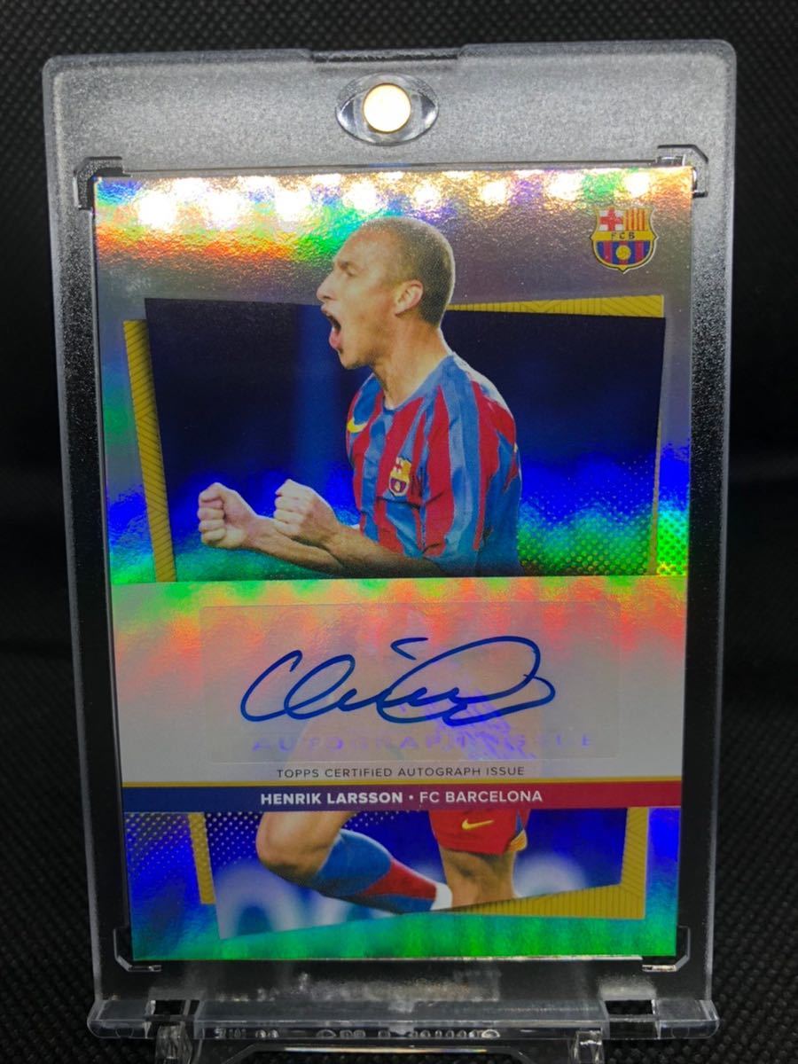 1 of 1】Topps 2021-22 FC Barcelona team set HENRIK LARSSON