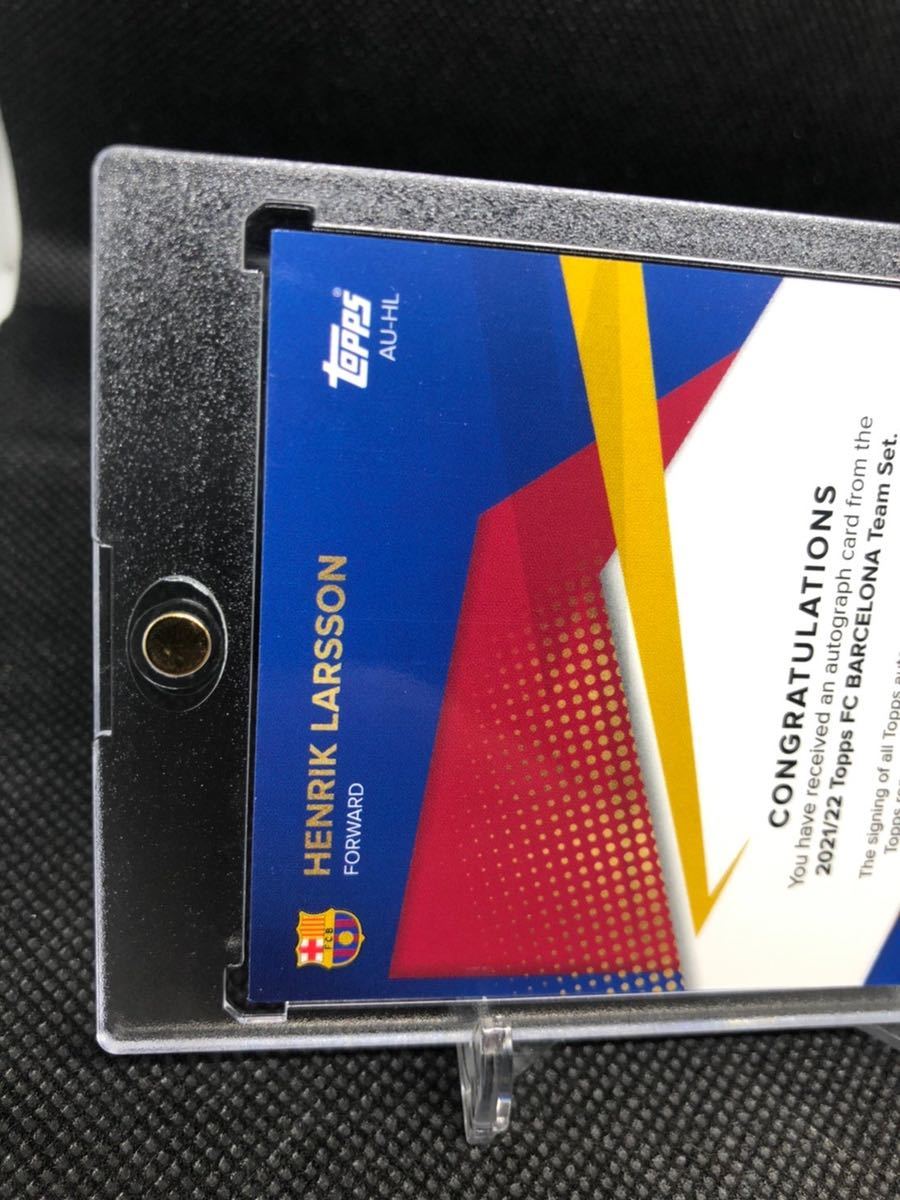 1 of 1】Topps 2021-22 FC Barcelona team set HENRIK LARSSON