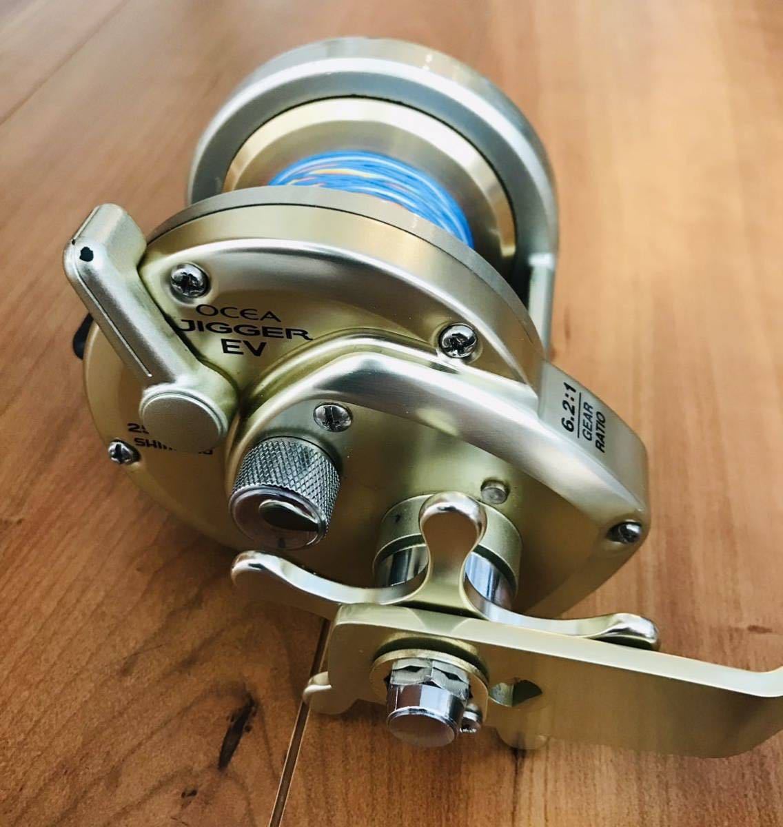 美品　シマノオシアジガーEV2500HG SHIMANO OCEA JIGGER 右ハンドル シマノオシアジガー ジギング等に　機関良好！ライン付き！_画像3