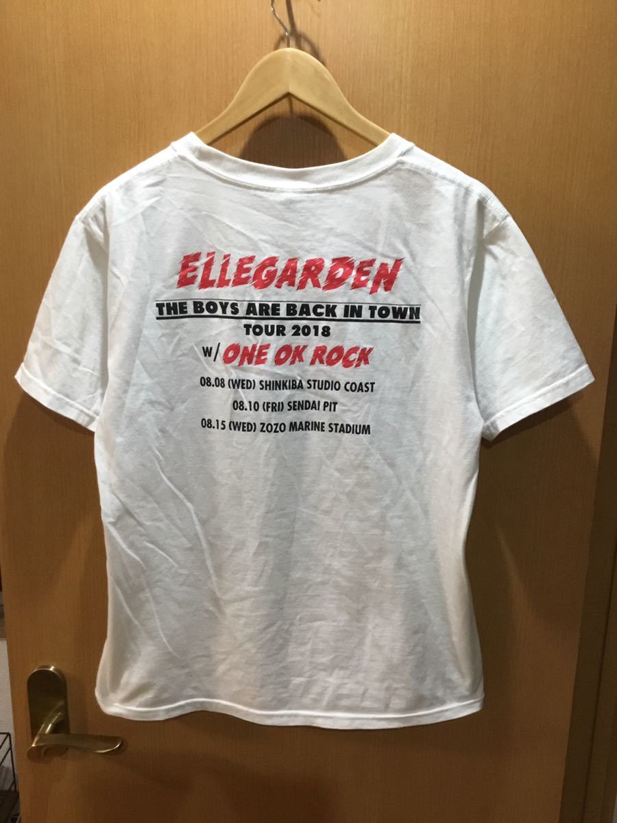 ELLEGARDEN ONE OK ROCK 2018 ツアー コラボ Tシャツ M エルレ ELLEGARDEN ONE OK ROCK 2018 ツアー コラボ Tシャツ M エルレ