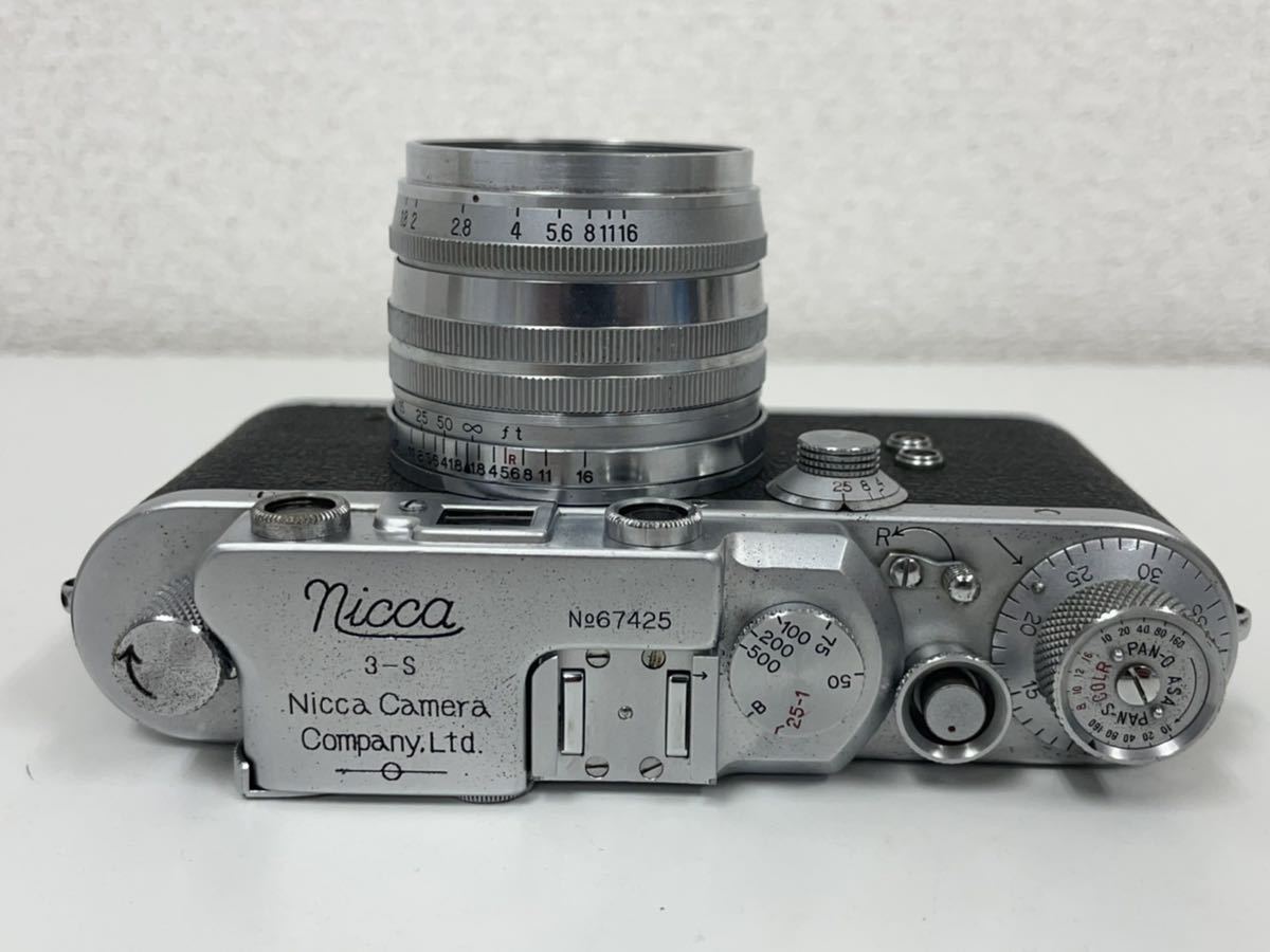 nicca 3-S カメラ レンジファインダー レンズ canon 50mm f:1.8 nicca 3-S カメラ レンジファインダー レンズ canon 50mm f:1.8