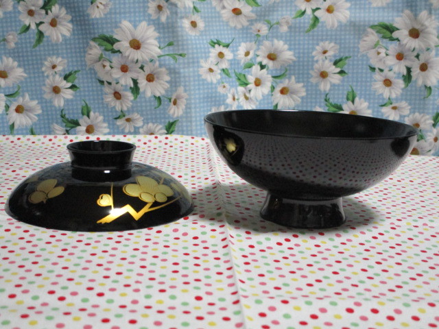 B1 『山中塗 御吸物椀 5客セット』~百万石漆器造 漆器 昭和 B1 『山中塗 御吸物椀 5客セット』~百万石漆器造 漆器 昭和