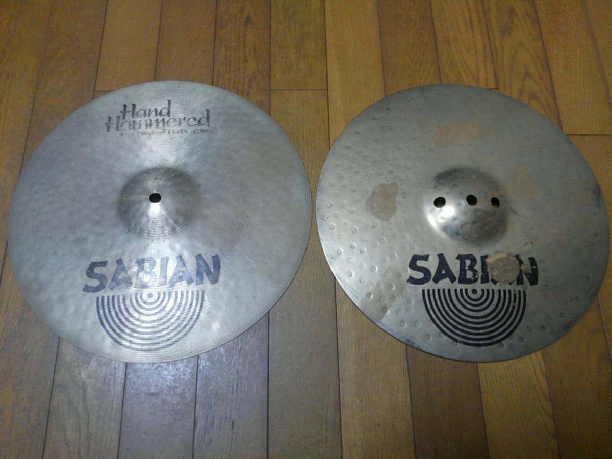 SABIAN 14” HH Fusion Hats 上下セット 90年代 セイビアン カナダ www