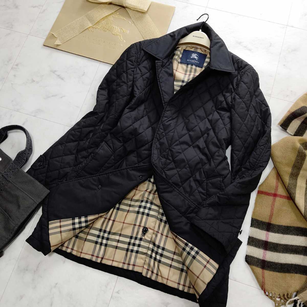 Yahoo!オークション - 美品 BURBERRY バーバリーロンドン キルティング 